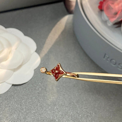 [Royal Jewelry]STAR 1 DIAMOND OPEN RING