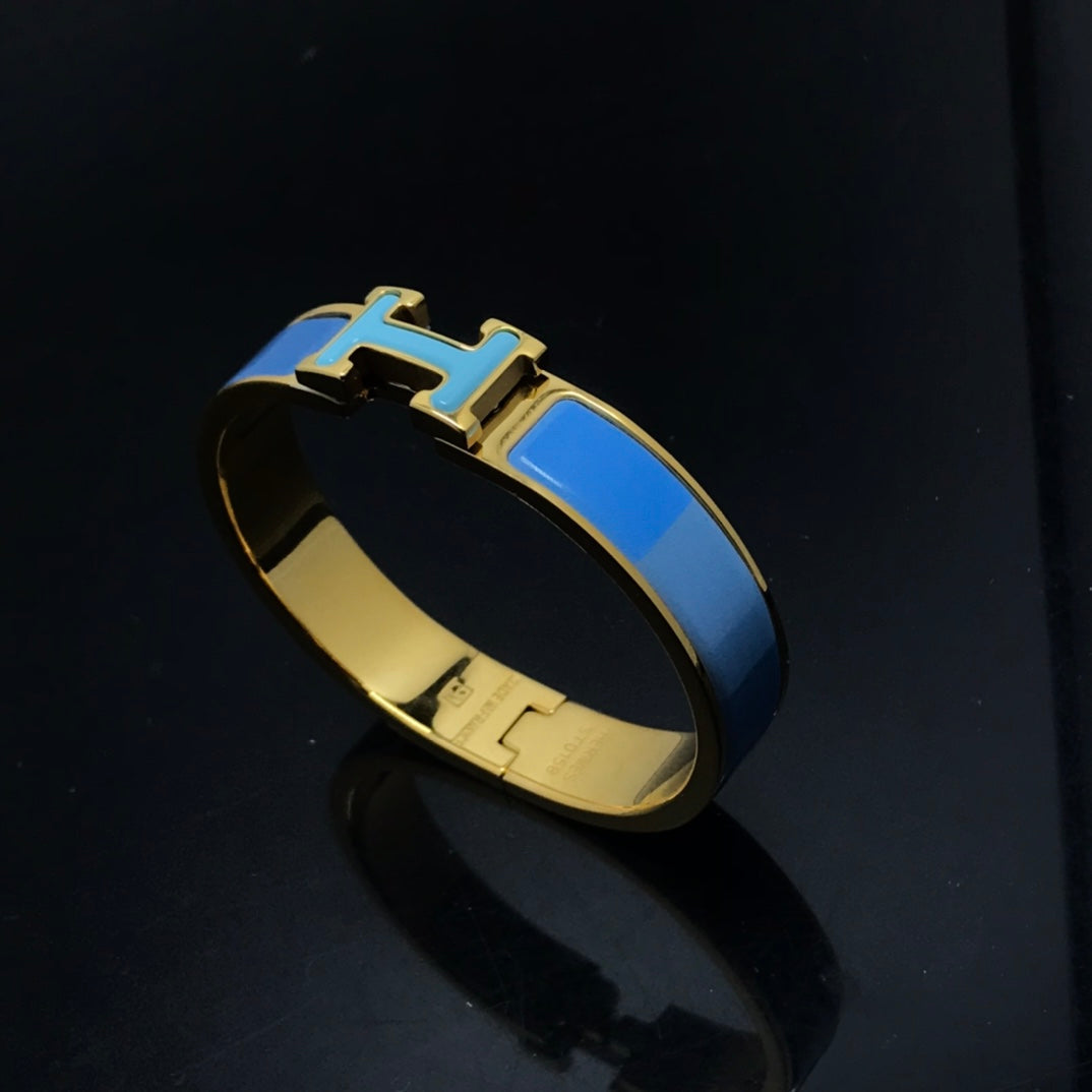 [Royal Jewelry]H BRACELET BLUE RAINBOW CERAMIC
