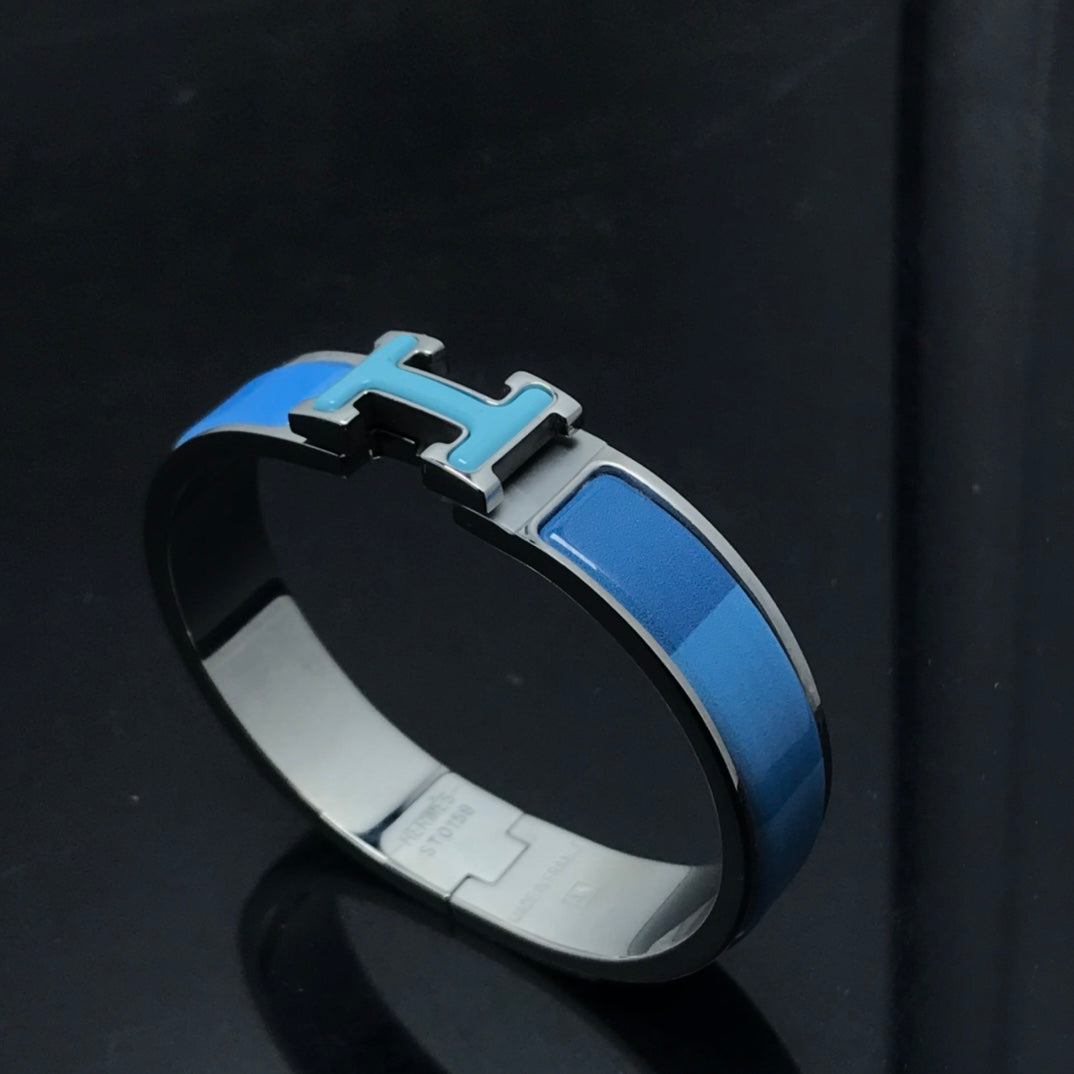 [Royal Jewelry]H BRACELET BLUE RAINBOW CERAMIC
