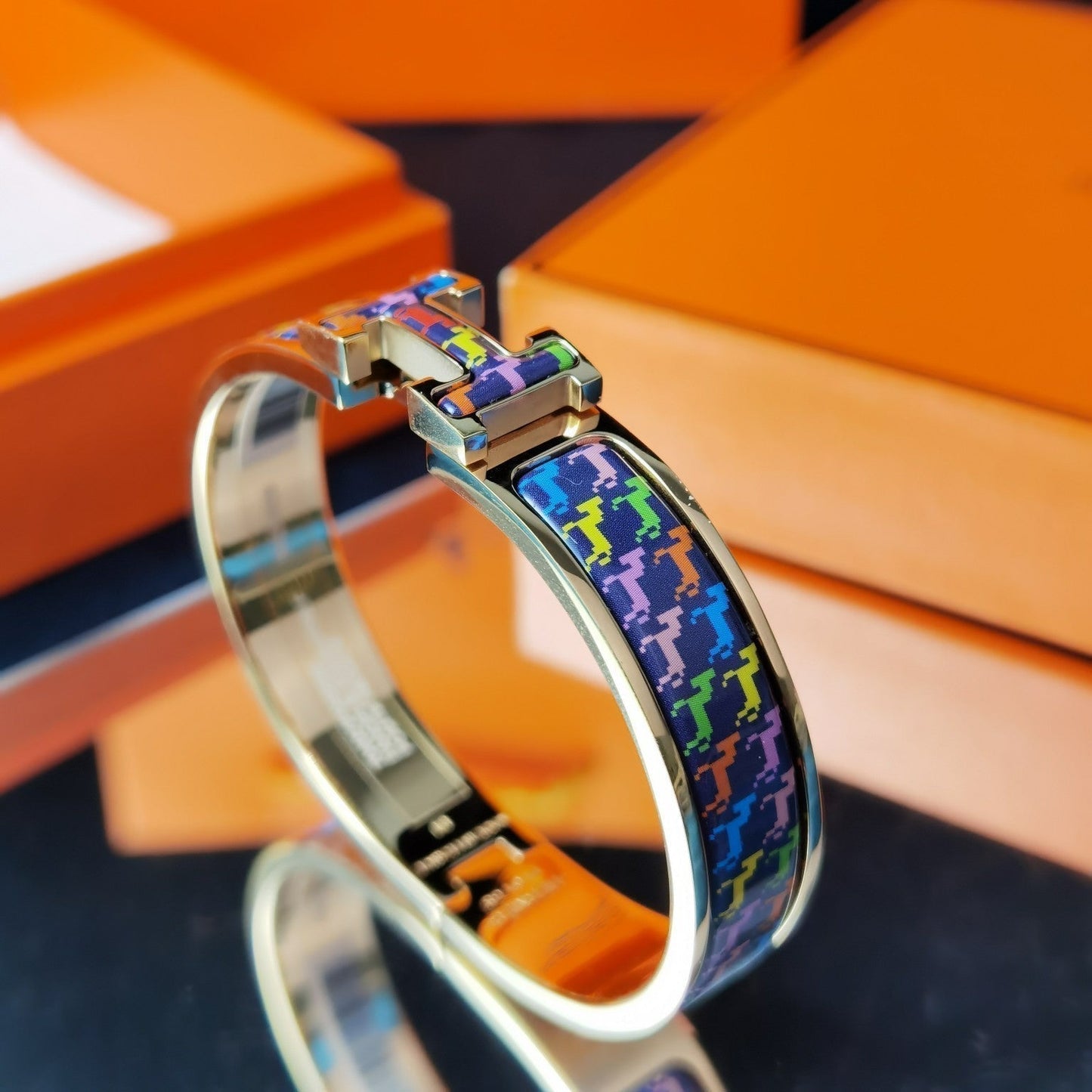 [Royal Jewelry]H HORSE BRACELET 12MM