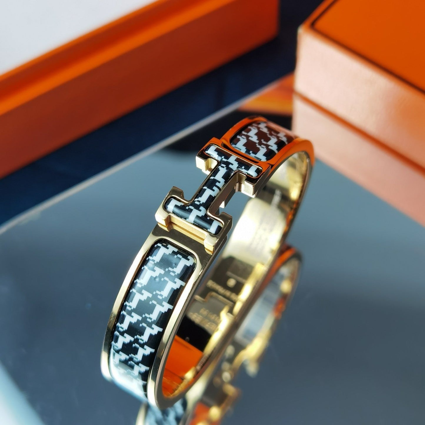 [Royal Jewelry]H HORSE BRACELET 12MM
