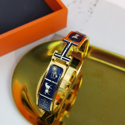 [Royal Jewelry]H COUVERTURES DARK BLUE BRACELET