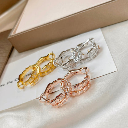 [Royal Jewelry]SERPENTI EARRINGS DIAMOND
