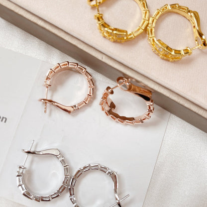 [Royal Jewelry]SERPENTI EARRINGS DIAMOND