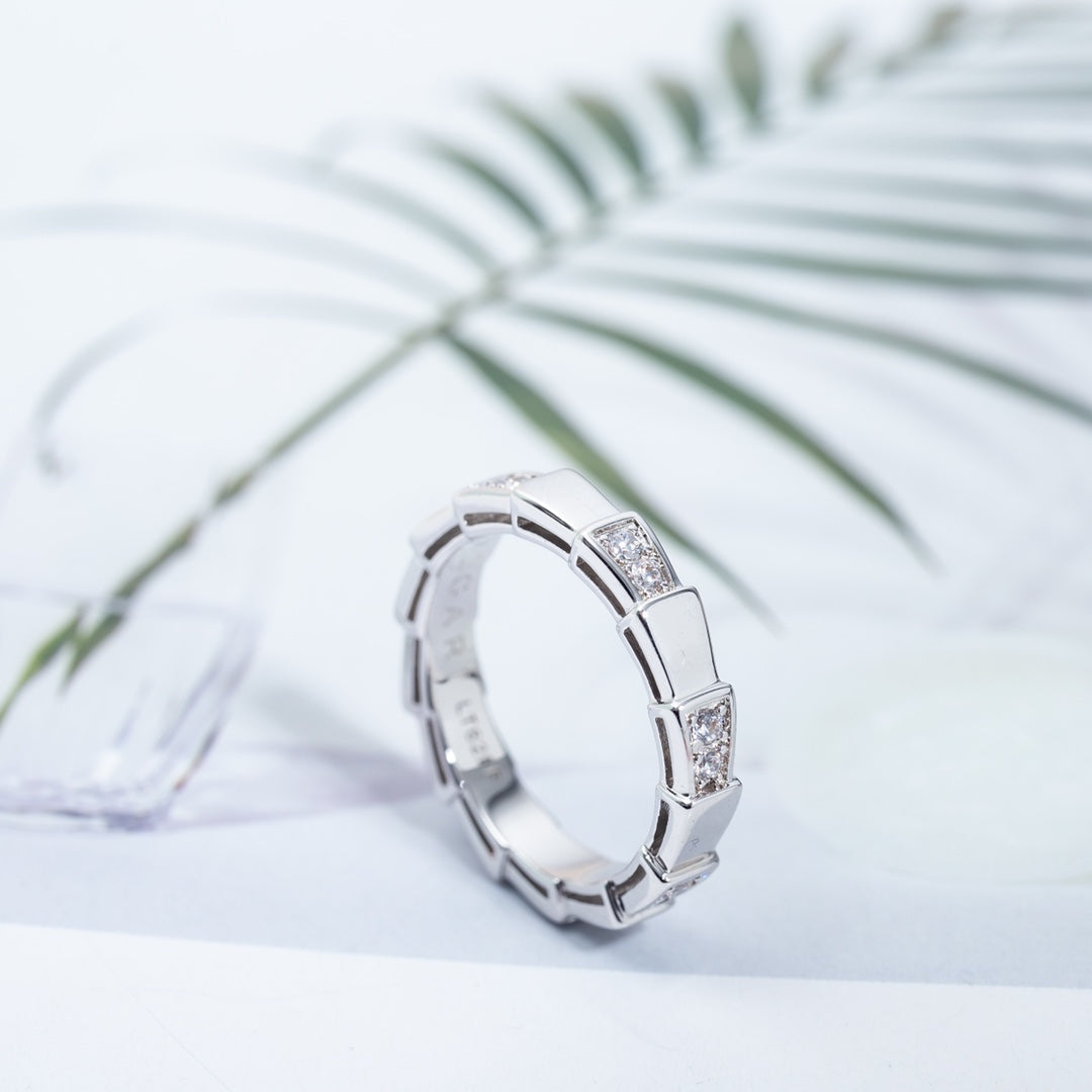 [Royal Jewelry]SERPENTI RING SILVER  3MM