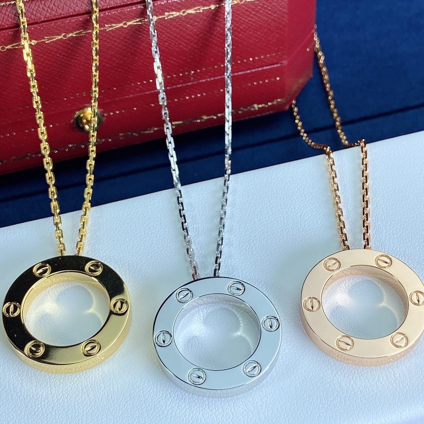 [Royal Jewelry]LOVE NECKLACE 16MM