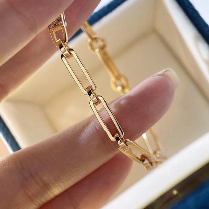 [Royal Jewelry]CHAINE BRACELET SMALL MODEL DIAMOND