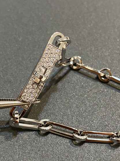 [Royal Jewelry]CHAINE BRACELET SMALL MODEL DIAMOND