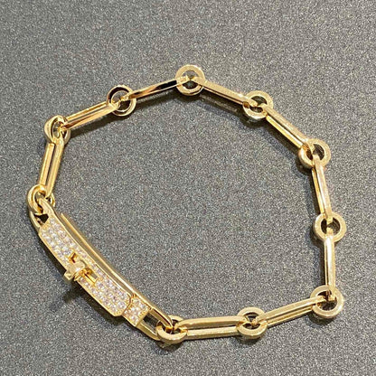 [Royal Jewelry]CHAINE BRACELET SMALL MODEL DIAMOND