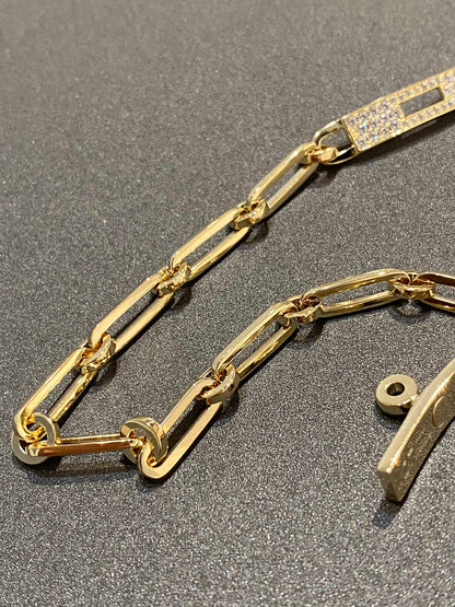 [Royal Jewelry]CHAINE BRACELET SMALL MODEL DIAMOND