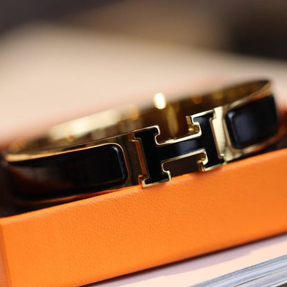 [Royal Jewelry]H BRACELET 12MM GOLD