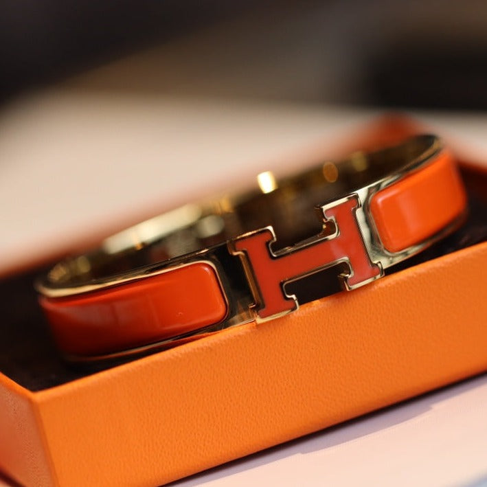 [Royal Jewelry]H BRACELET 12MM GOLD