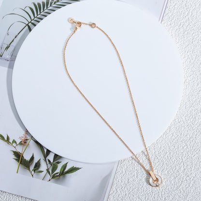 [Royal Jewelry]GARI NECKLACE PINK GOLD MOP