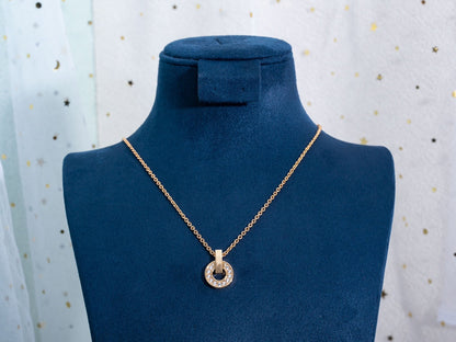 [Royal Jewelry]GARI NECKLACE PINK GOLD DIAMOND