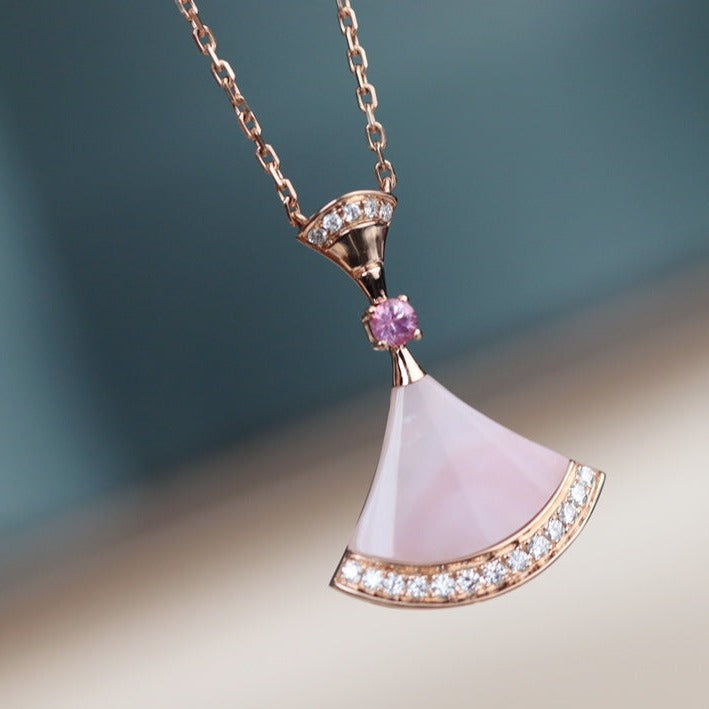 [Royal Jewelry]DREAM NECKLACE PINK MOP DIAMOND