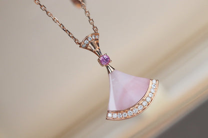 [Royal Jewelry]DREAM NECKLACE PINK MOP DIAMOND