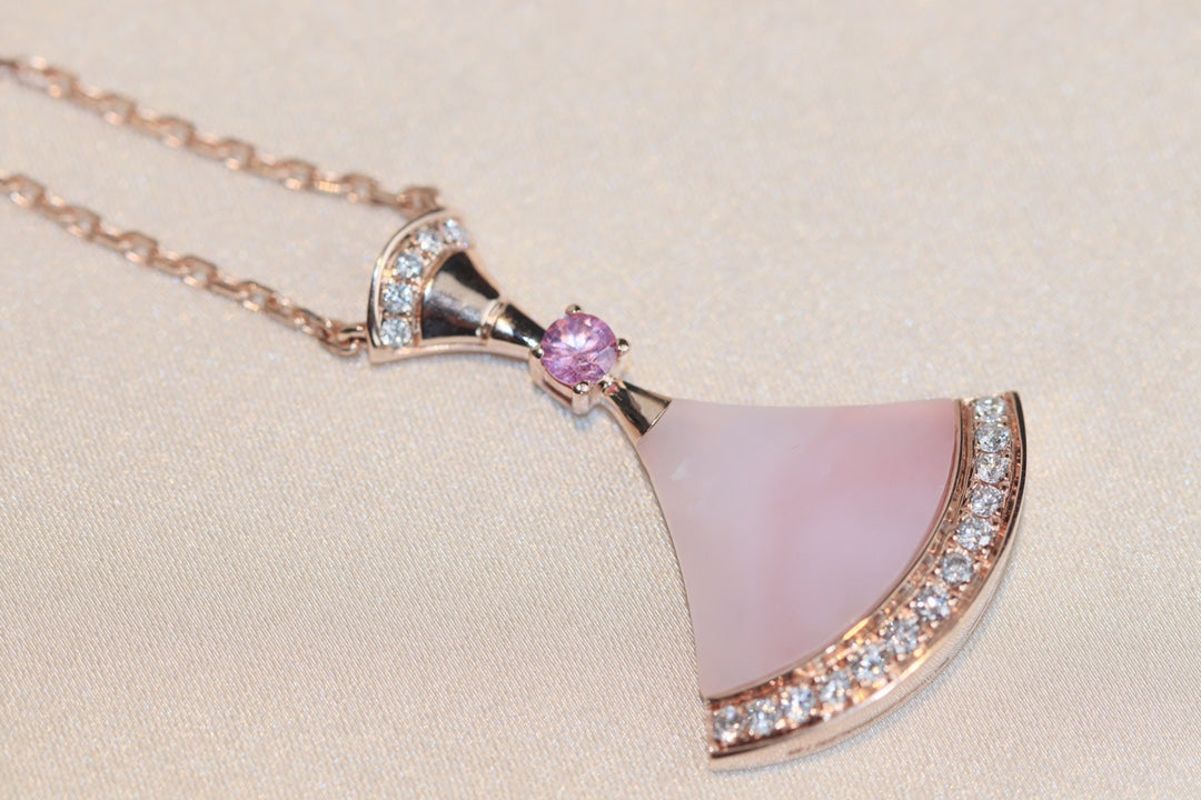 [Royal Jewelry]DREAM NECKLACE PINK MOP DIAMOND