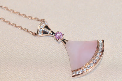 [Royal Jewelry]DREAM NECKLACE PINK MOP DIAMOND