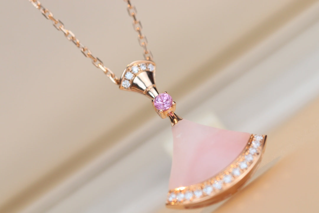 [Royal Jewelry]DREAM NECKLACE PINK MOP DIAMOND