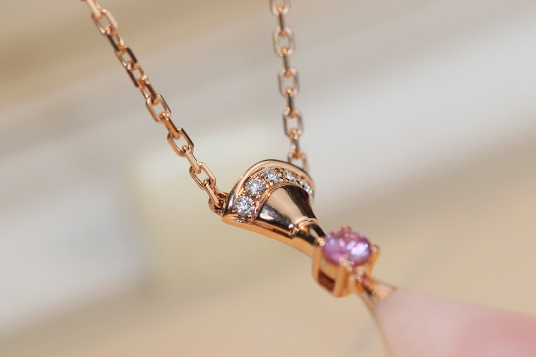 [Royal Jewelry]DREAM NECKLACE PINK MOP DIAMOND