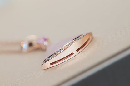[Royal Jewelry]DREAM NECKLACE PINK MOP DIAMOND
