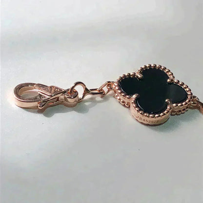 [Royal Jewelry]CLOVER 5 MOTIFS MULTICOLOR  BRACELET