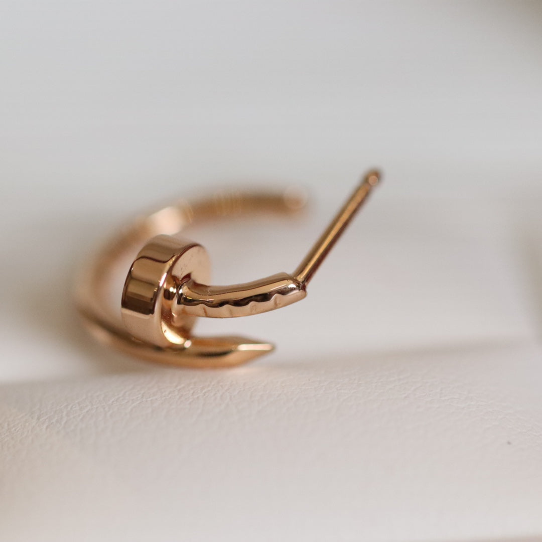 [Royal Jewelry]JUSTE EARRINGS PINK GOLD