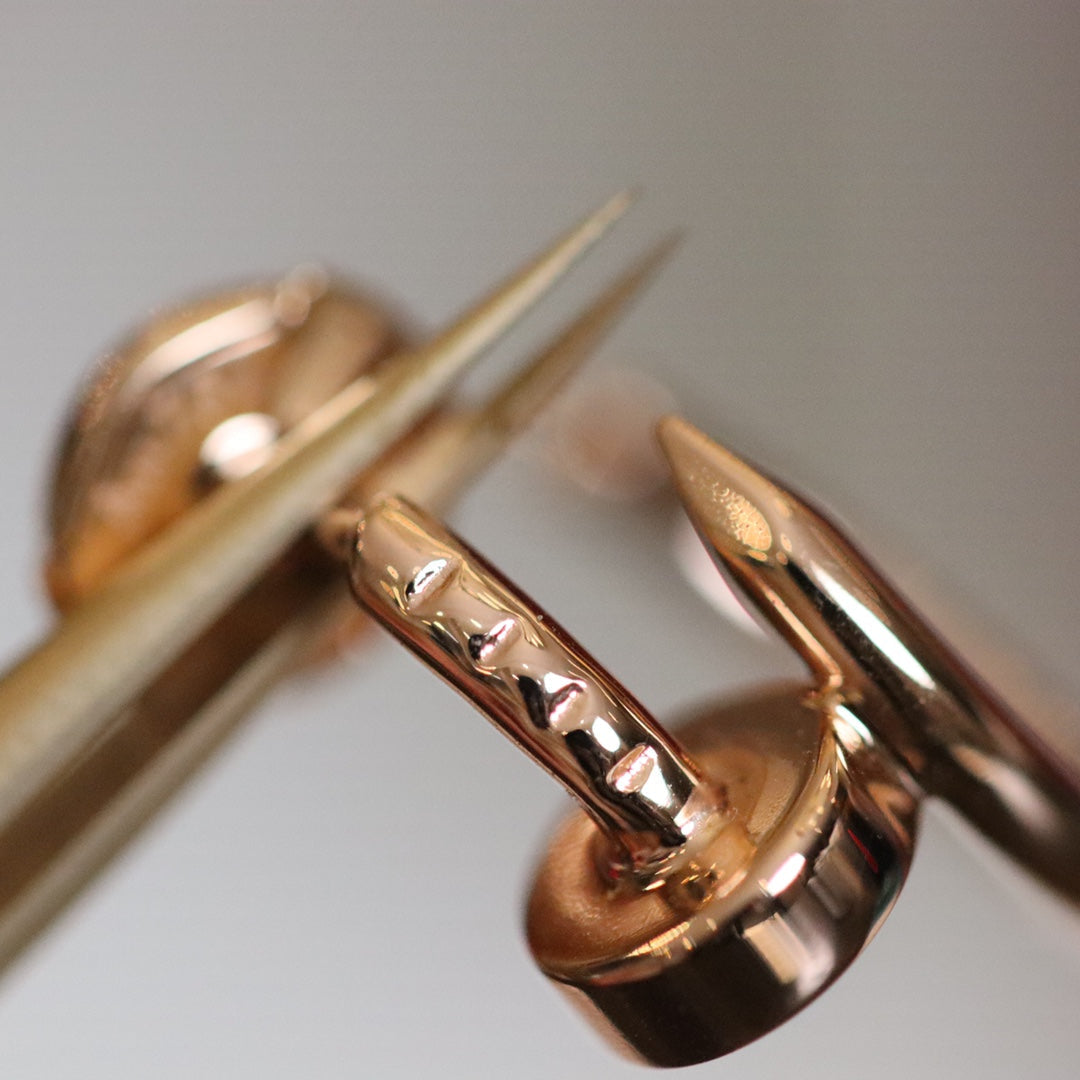 [Royal Jewelry]JUSTE EARRINGS PINK GOLD