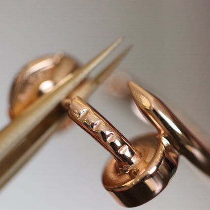 [Royal Jewelry]JUSTE EARRINGS PINK GOLD