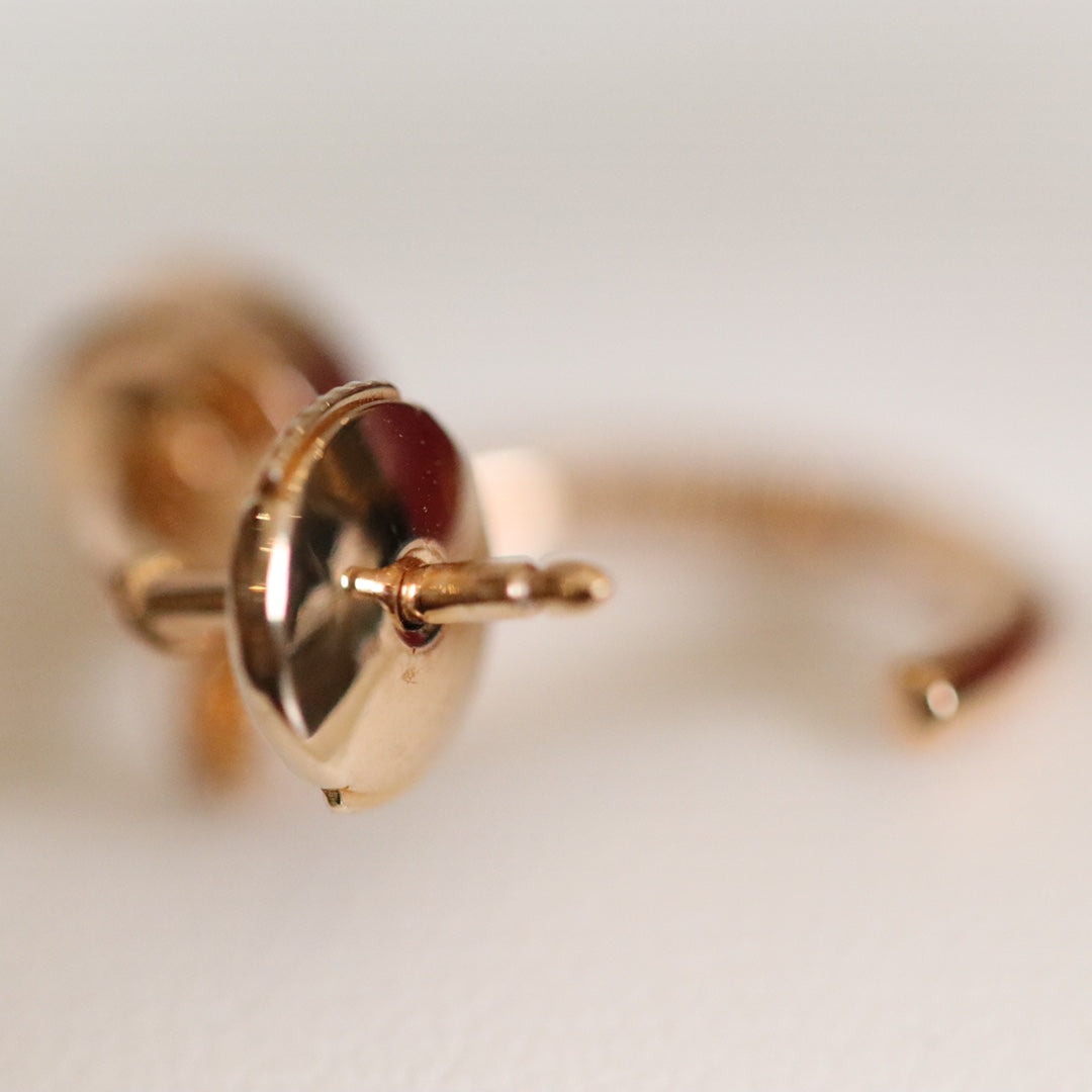 [Royal Jewelry]JUSTE EARRINGS PINK GOLD