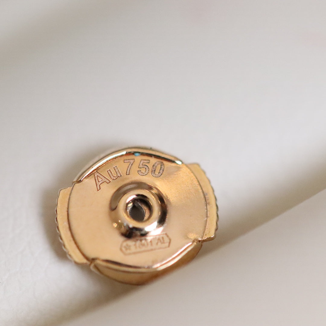 [Royal Jewelry]JUSTE EARRINGS PINK GOLD