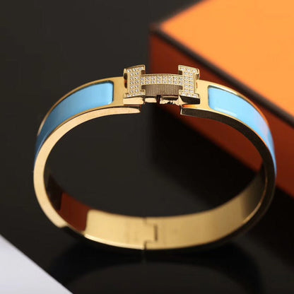 [Royal Jewelry]H CLOUD BLUE BRACELET GOLD DIAMOND