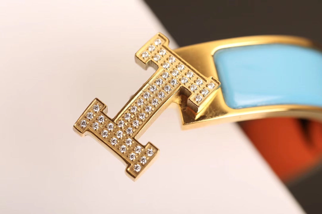 [Royal Jewelry]H CLOUD BLUE BRACELET GOLD DIAMOND