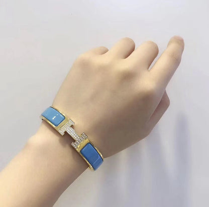 [Royal Jewelry]H CLOUD BLUE BRACELET GOLD DIAMOND
