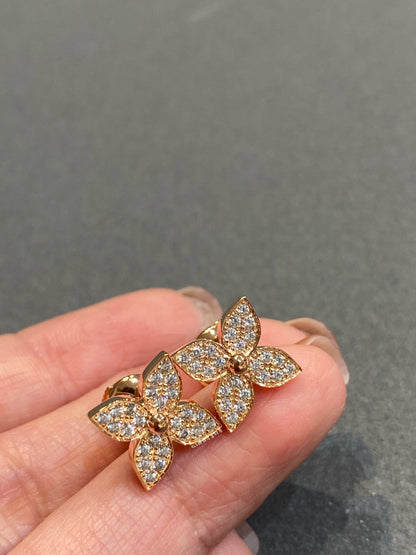 [Royal Jewelry]STAR DIAMOND EARRINGS