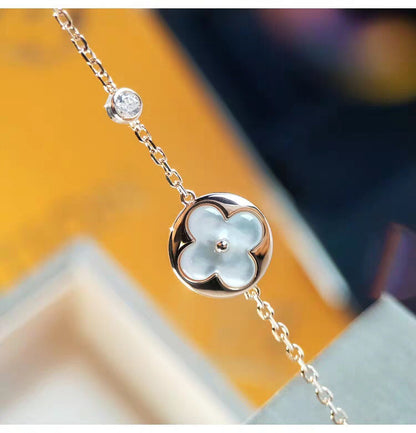 [Royal Jewelry]SUN MOP GOLD 1 DIAMOND NECKLACE