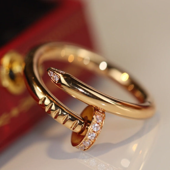 [Royal Jewelry]JUSTE RING 2.65MM GOLD DIAMOND