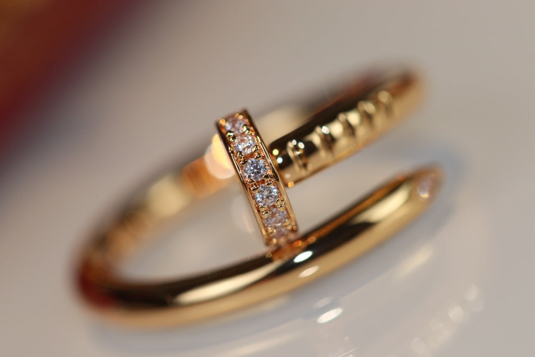 [Royal Jewelry]JUSTE RING 2.65MM GOLD DIAMOND