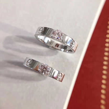 [Royal Jewelry]LOVE RING 3.6MM 1 BIG DIAMOND