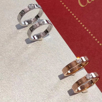 [Royal Jewelry]LOVE RING 3.6MM 1 BIG DIAMOND