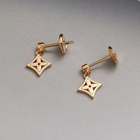 [Royal Jewelry]STAR EARRINGS GOLD