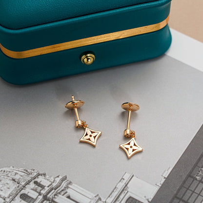 [Royal Jewelry]STAR EARRINGS GOLD