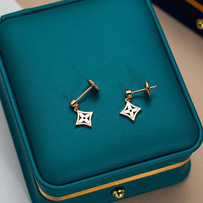 [Royal Jewelry]STAR EARRINGS GOLD