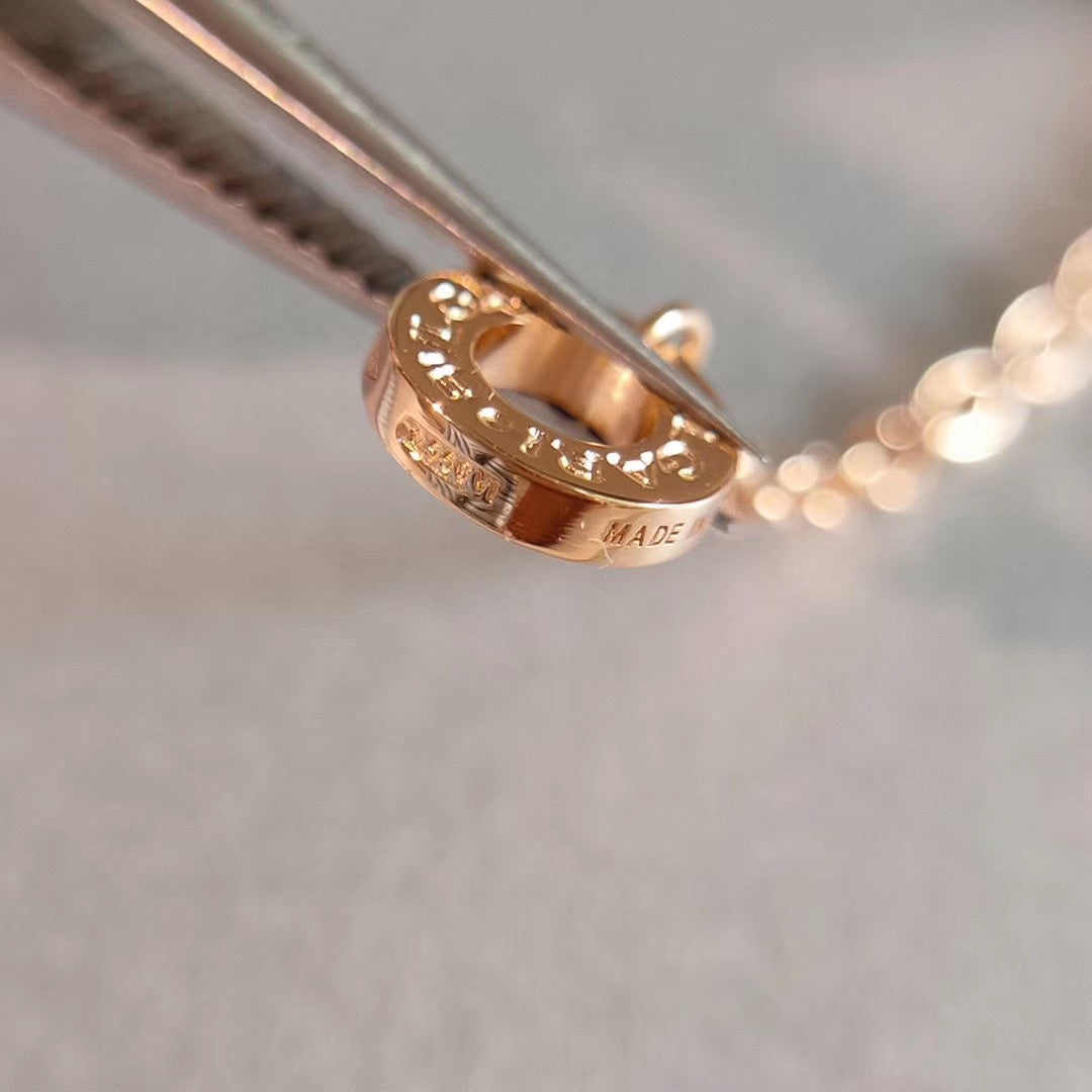 [Royal Jewelry]ZERO 1 NECKLACE PINK GOLD