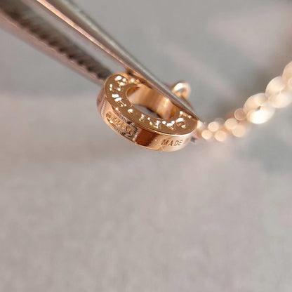 [Royal Jewelry]ZERO 1 NECKLACE PINK GOLD