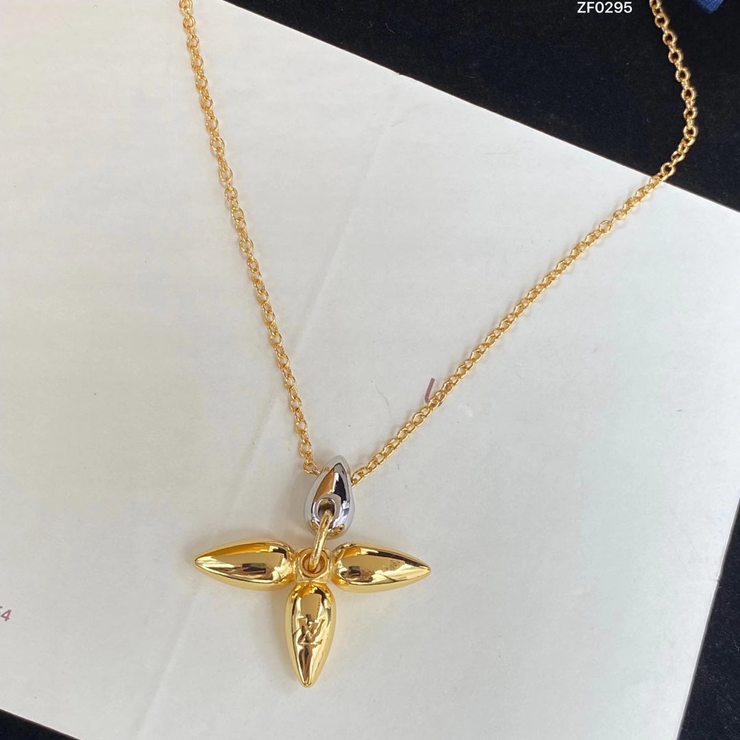 [Royal Jewelry]LOUISETTE PEDANT GOLD NECKLACE