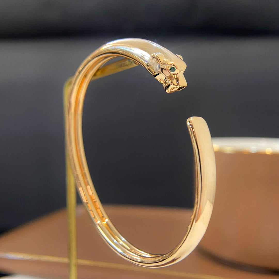 [Royal Jewelry]PANTHERE GOLD OPEN BRACELET