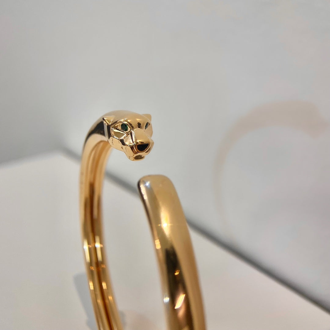 [Royal Jewelry]PANTHERE GOLD OPEN BRACELET