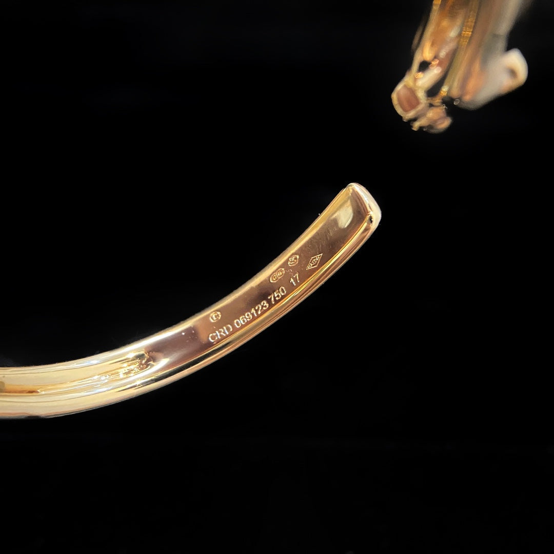 [Royal Jewelry]PANTHERE GOLD OPEN BRACELET