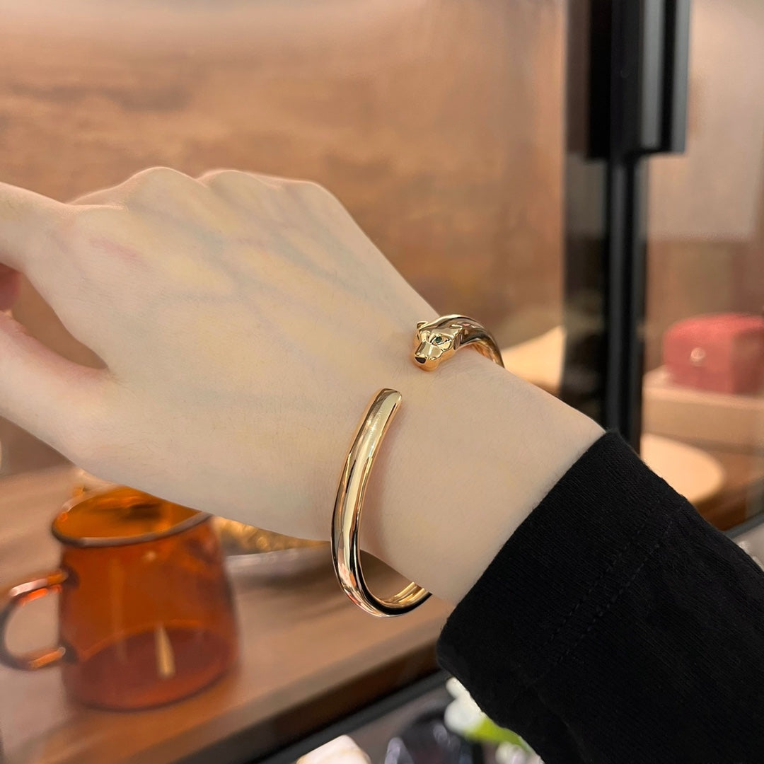 [Royal Jewelry]PANTHERE GOLD OPEN BRACELET